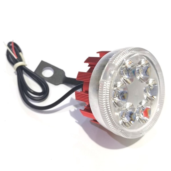 LAMPU 4064 6LED RGB CR7 RED